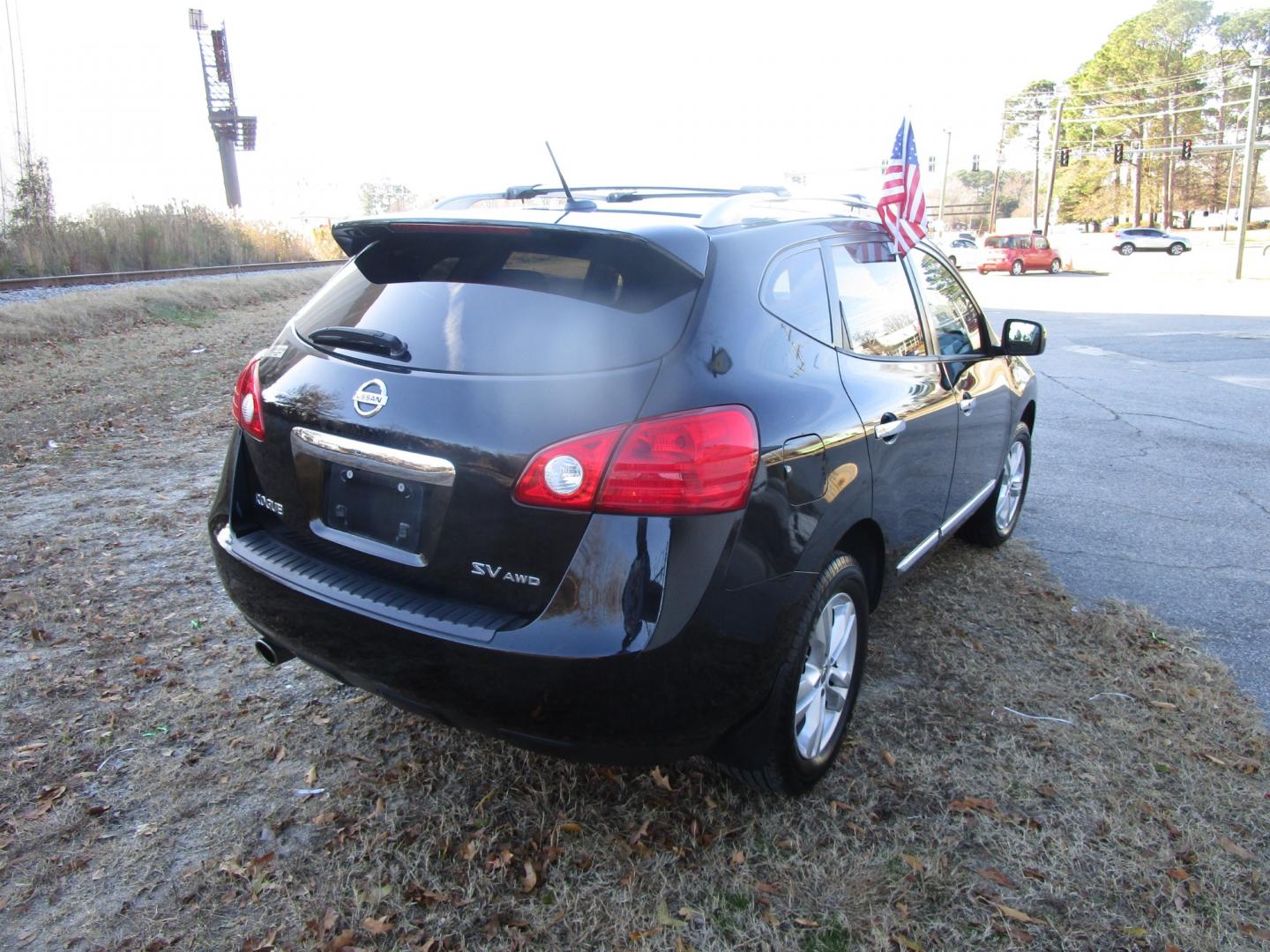 2013 Black Nissan Rogue (JN8AS5MV3DW) , located at 2553 Airline Blvd, Portsmouth, VA, 23701, (757) 488-8331, 36.813889, -76.357597 - Photo#5